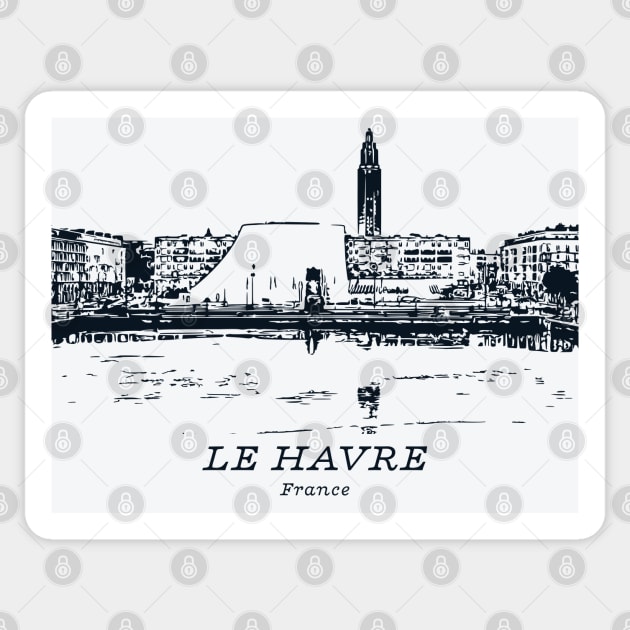 Le Havre - France Sticker by Lakeric